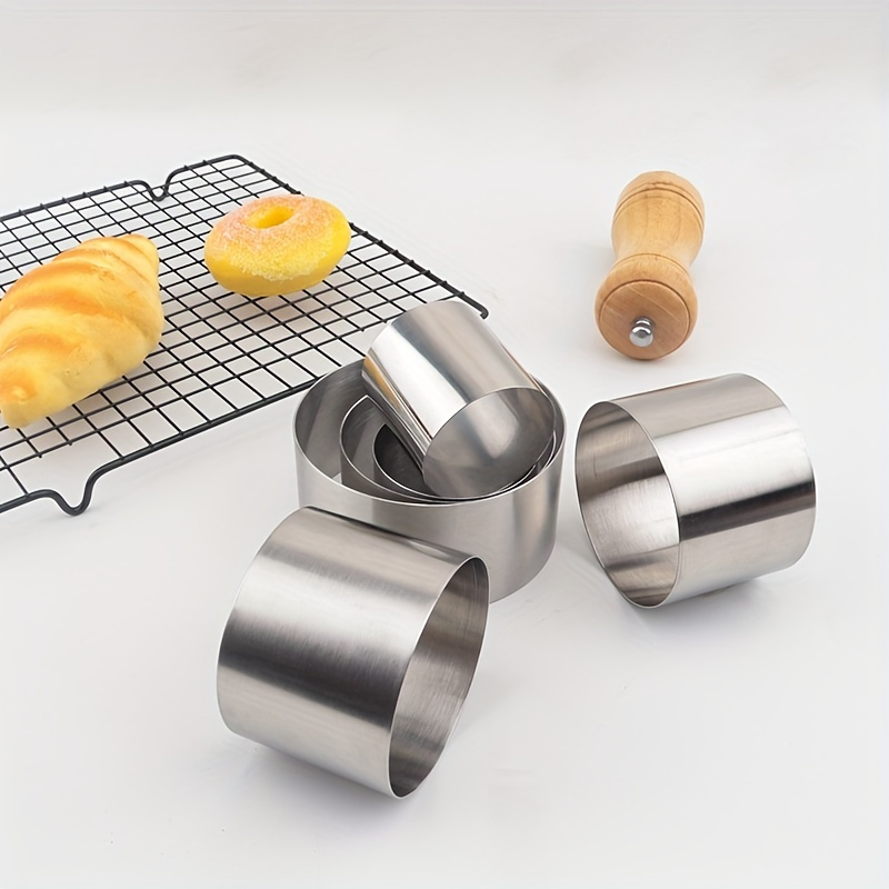 Round Cake Mold Stainless Steel Cake Mousse Mold Diameter - Temu