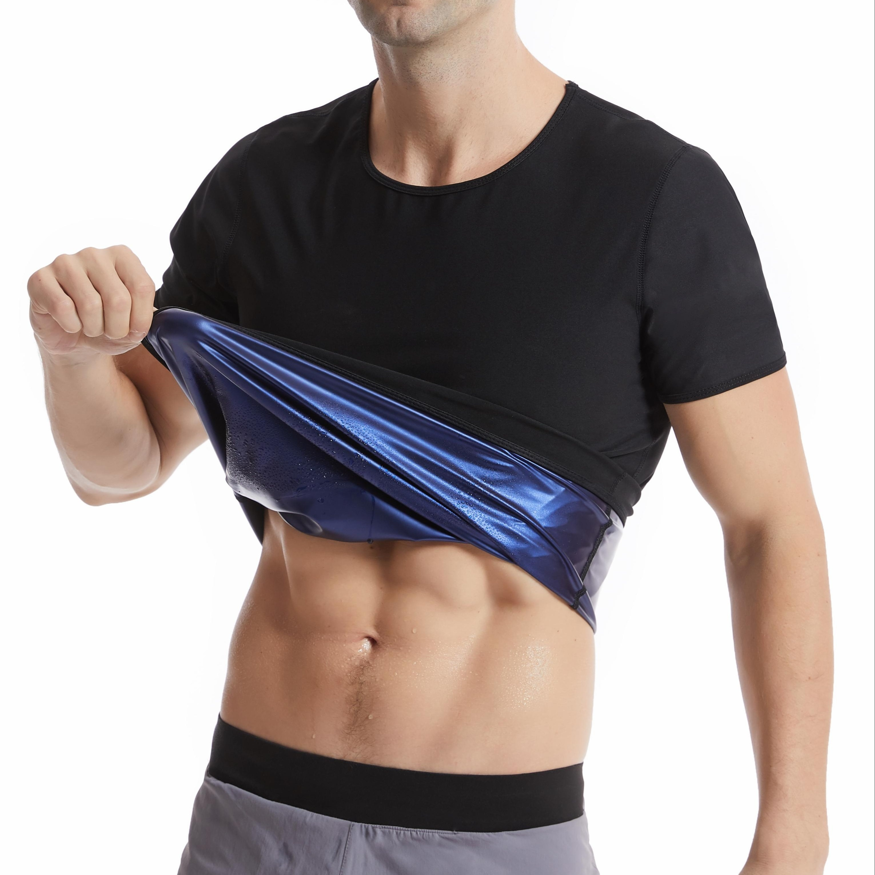 

Men' Sweat-absorbing And Body--sleeved Clothing, Men's Belly-reducing Sports Short-sleeved, , Fitness Training To Help Sweat, Belly-reducing Sports Short-sleeved