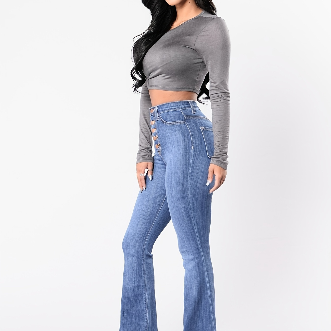 

Women's Slimming High - Waisted Butt - Lifting Flared Pants