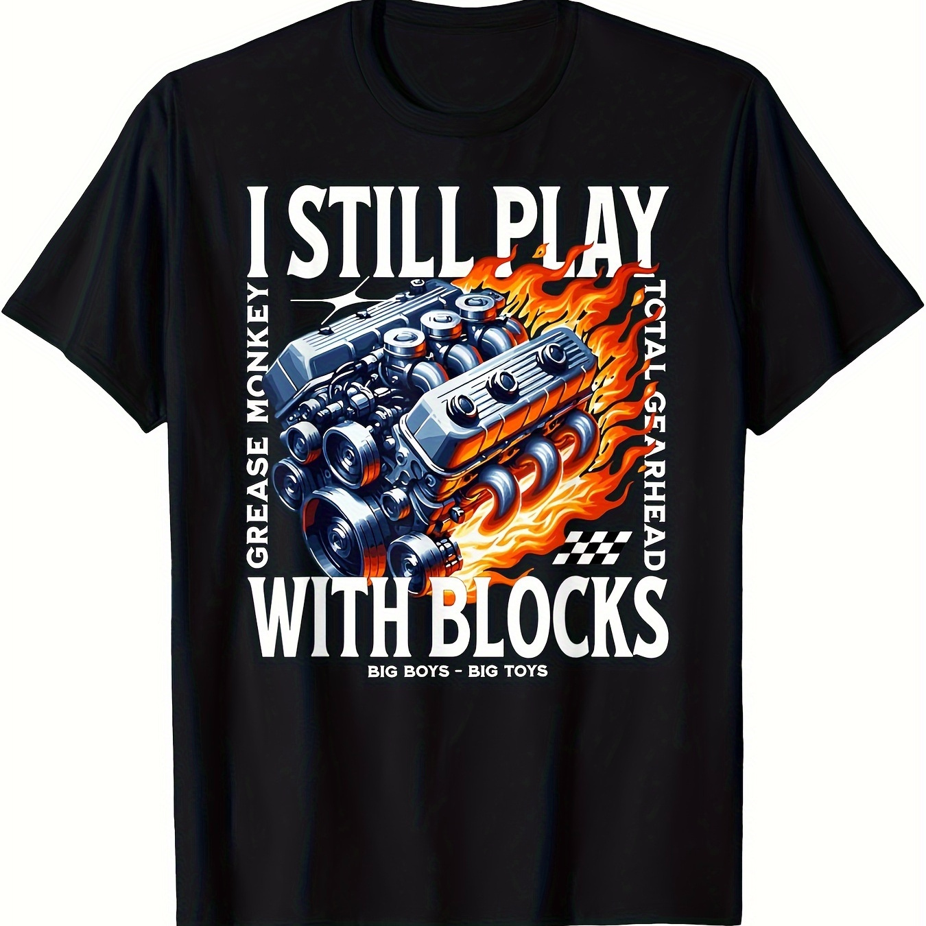 

I Car V8 Printed T- , , , All , , Men 220g