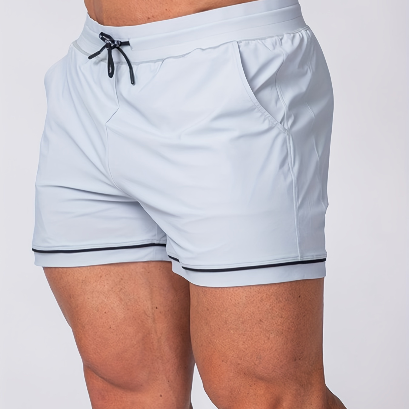 

Quick Dry Men's Sport Shorts - Moisture Wicking, Stretchy, And Perfect For Beach, Cycling, Fitness, And Outdoor Activities