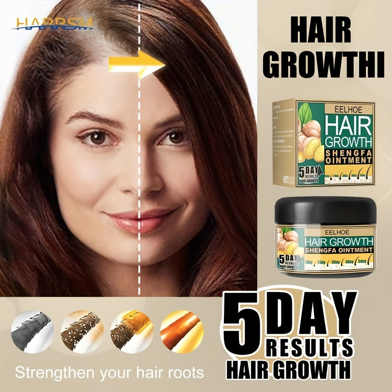 Eelhoe Gingembre Huile de croissance des cheveux Traitement nourrissant  Solution nutritionnelle Solution de croissance des cheveux Solution de  croissance des cheveux