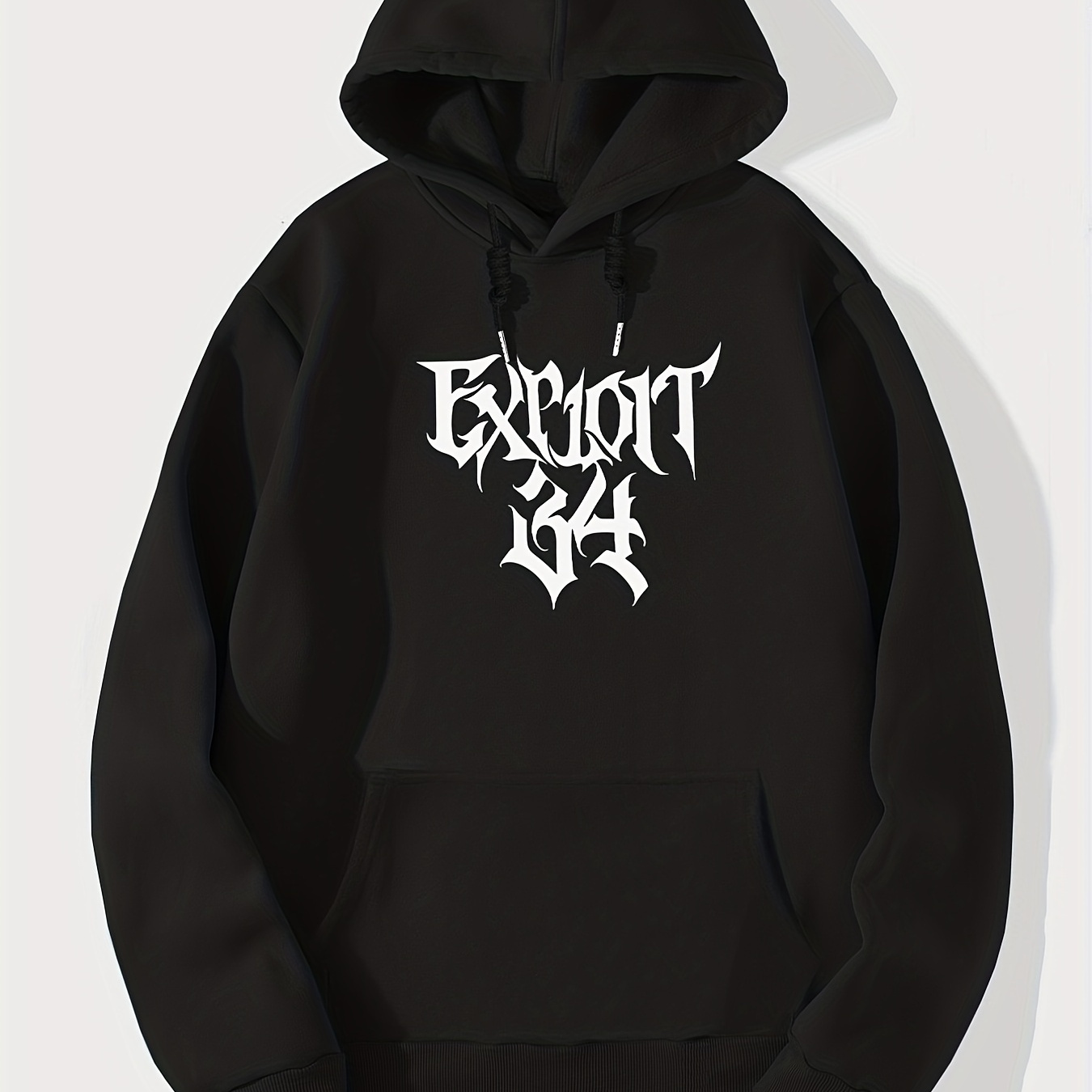 Exploit Print Men s Graphic Hoodie Comfy Drawstring Trendy Temu