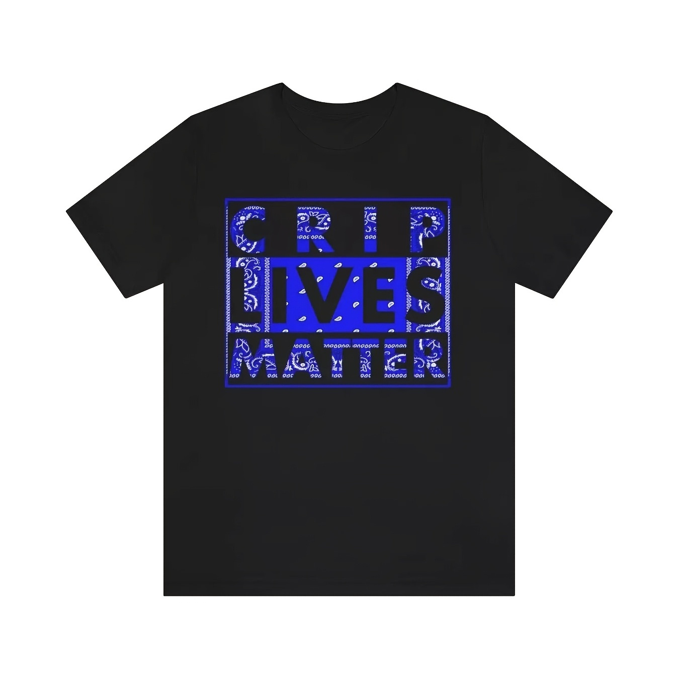 

Crip Lives " Soft Cotton Tee - Comfortable Crew Neck, Short Sleeve T-shirt For | Perfect For All