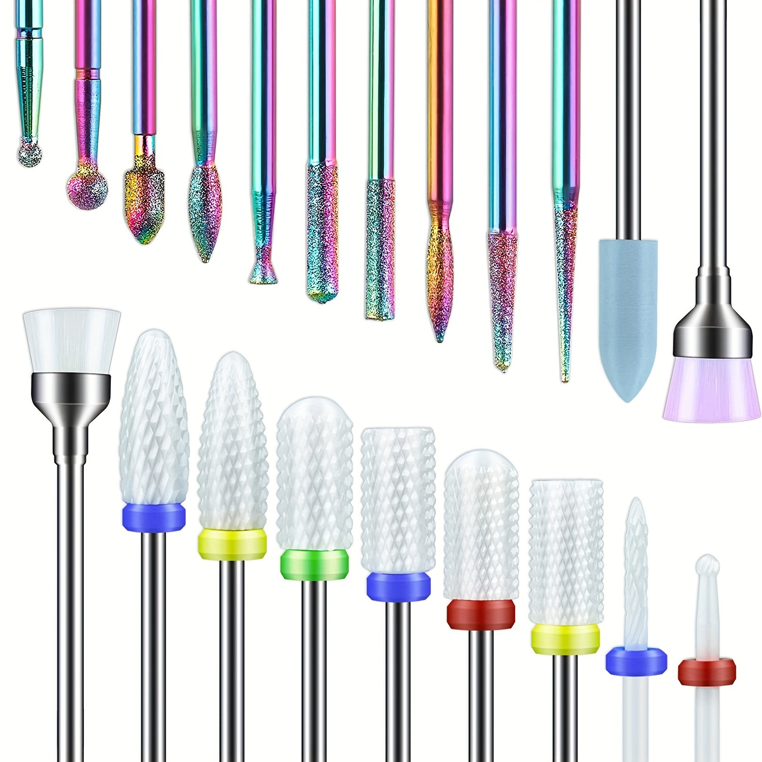 Diamond Drill Bits For Nail Drills Temu