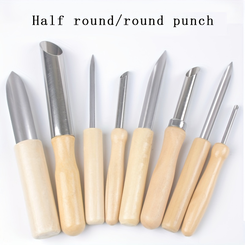 

4pcs/set Stainless Steel Round/semicircular Ceramic Modeling Sculpture Tools Set Of Hole-punching Pottery Hole-punching Clay Modeling Tools