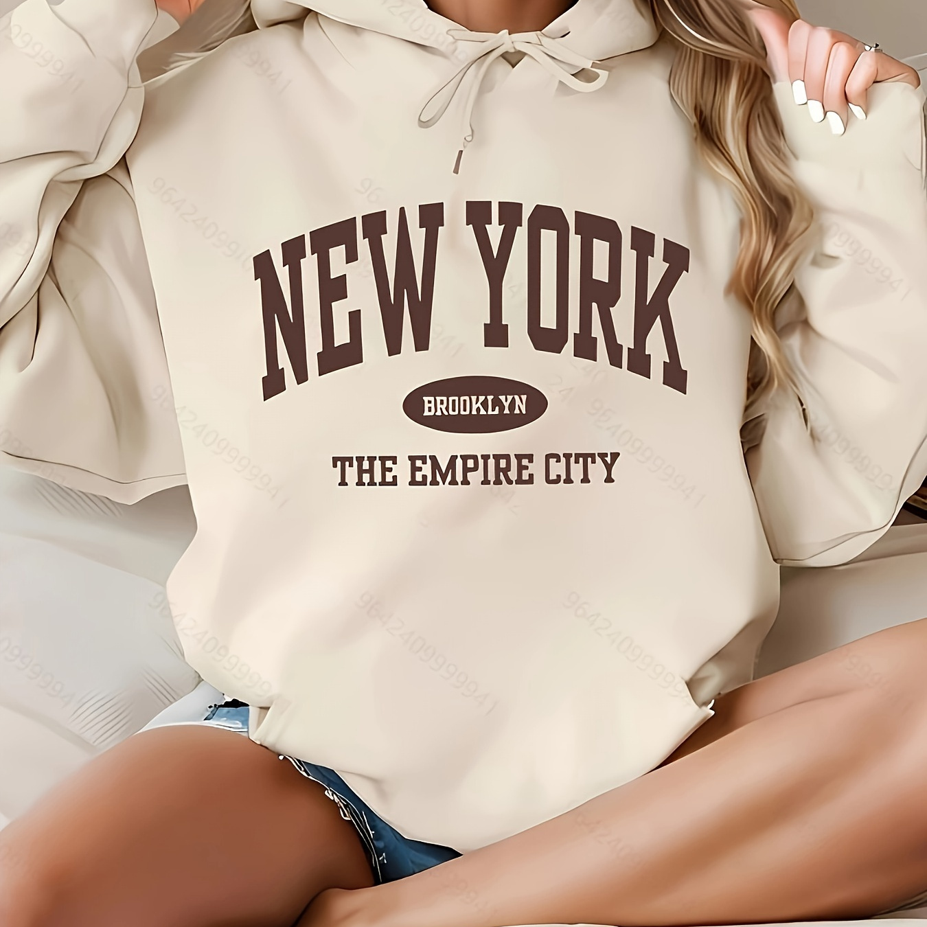 

Plus Size , , , , For , Fall/ Pullover Hooded Sweatshirt