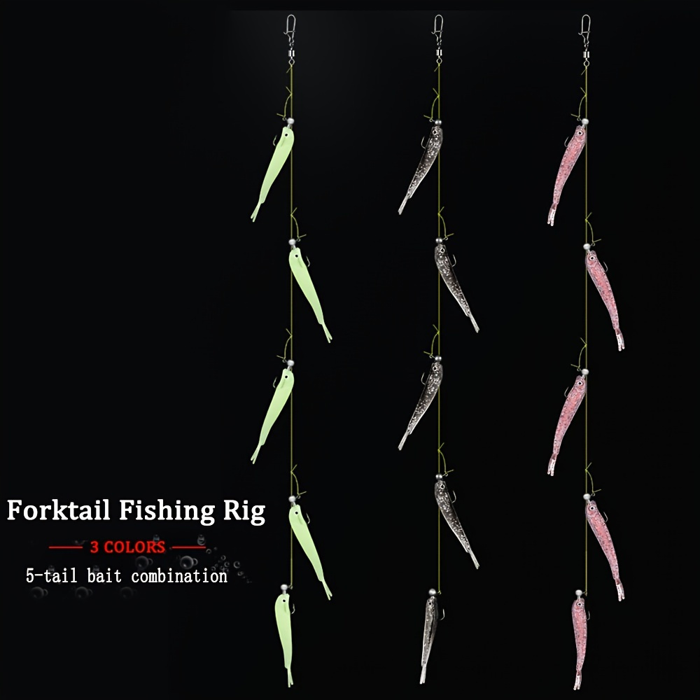 Experience Fishing Success Forktail Minnow Fishing Lure Set! - Temu