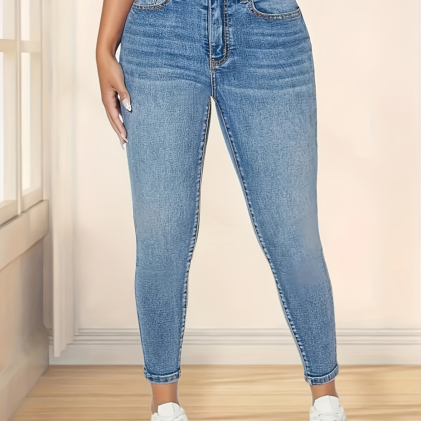 

Petite Group High- Women's Denim Long Pants