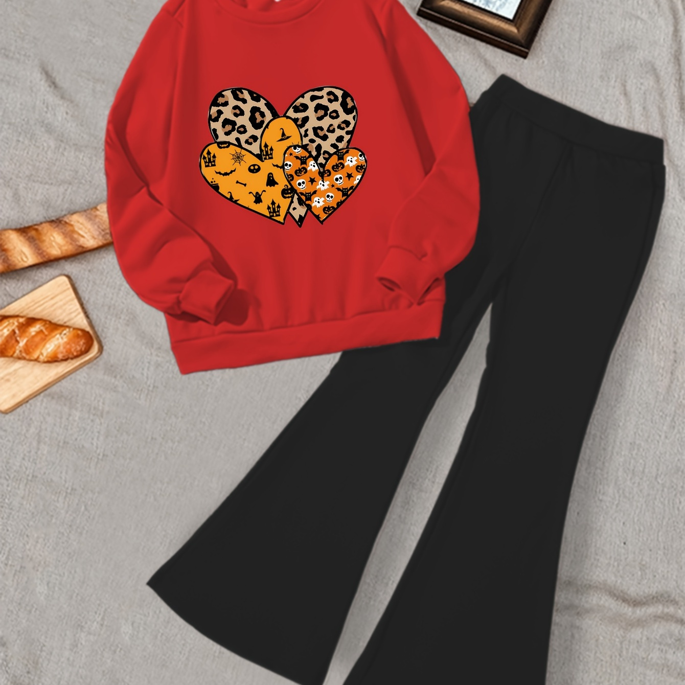 

' Sweatshirt & Pants Set - Polyester , - For Fall/, For