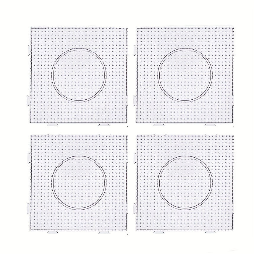 Fuse Bead Making Plate Large Transparent Nail Plate Kit - Temu