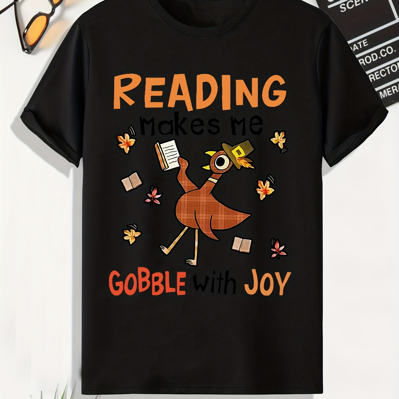 

'reading' Chick Print T Shirt, Tees For Men, Casual Short Sleeve Tshirt For Summer Spring Fall, Tops As Gifts, Bookworms