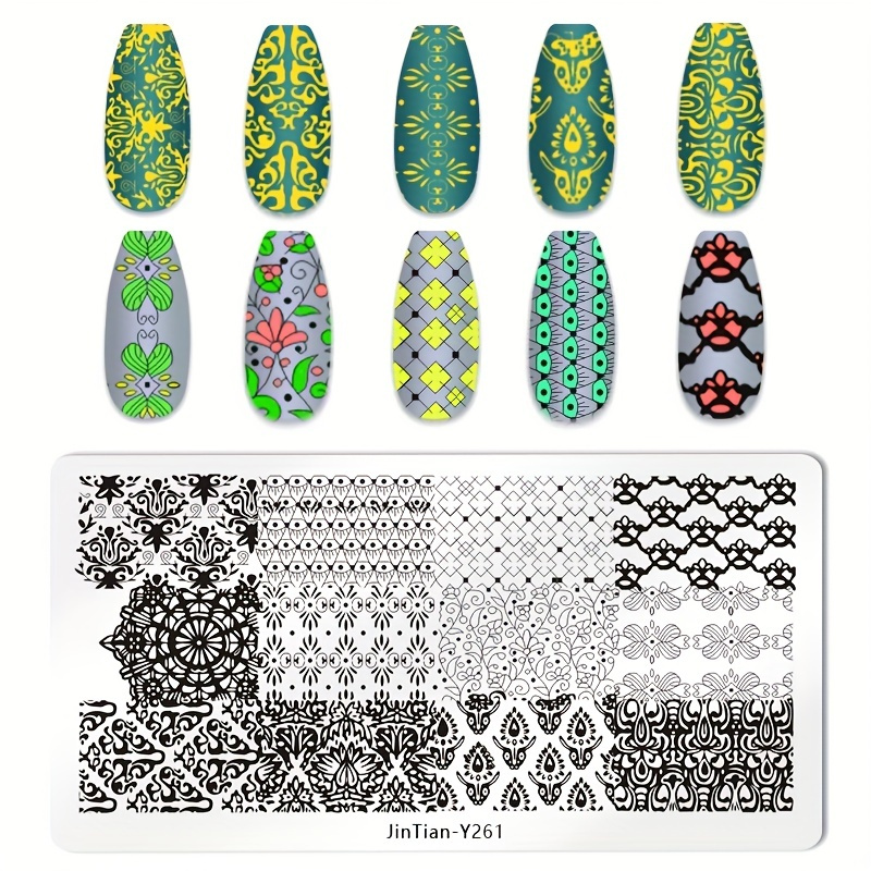 Nail Art DIY Stamping plates Logo Style Stamping gel 大牌美甲印花