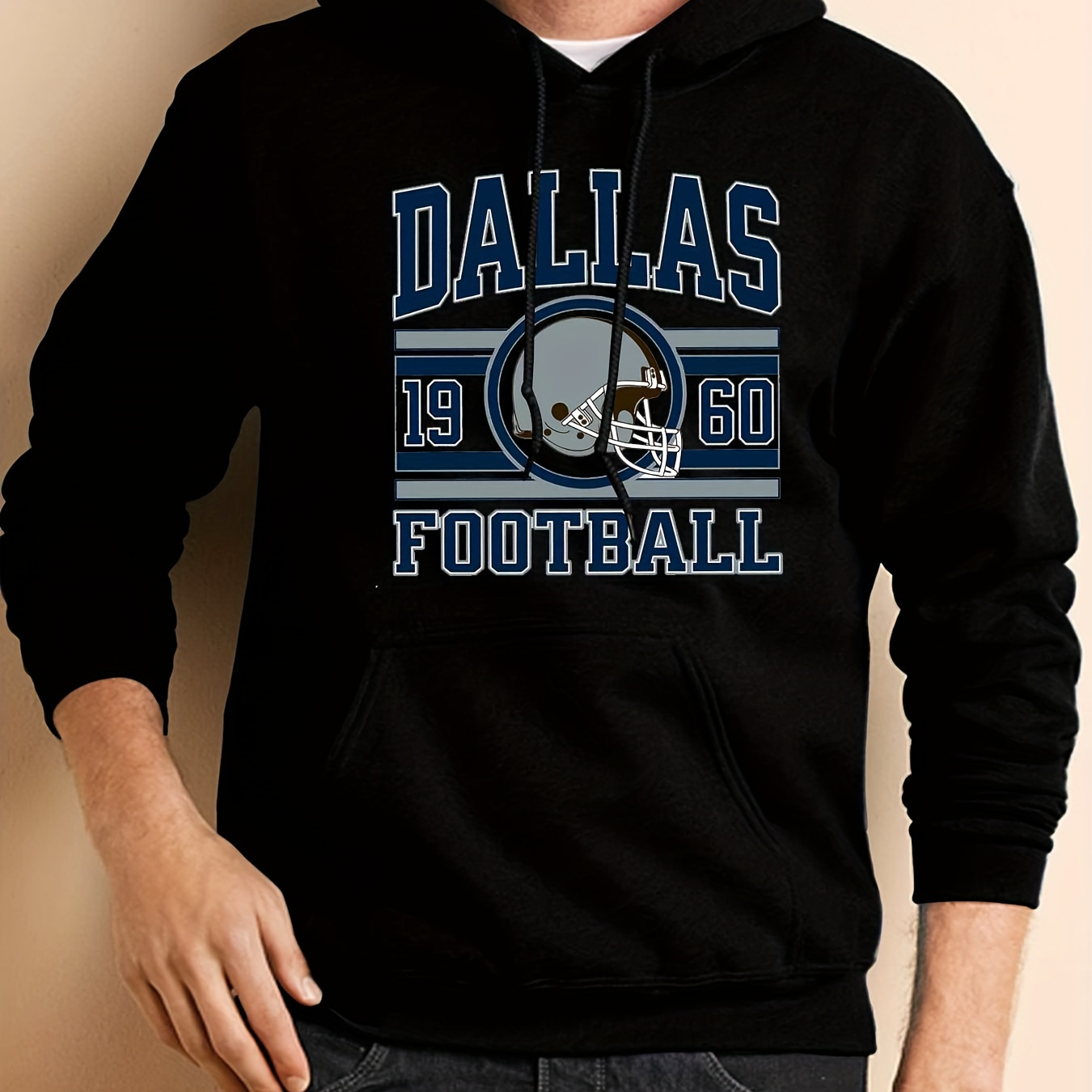 

Vintage Dallas Football Hoodie Sweatshirt Trendy Dallas Football Fan Gift Dallas Sweatshirt 280g