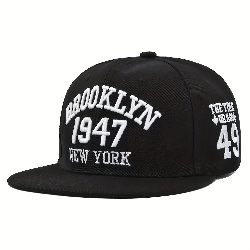 

Brooklyn 1974 Embroidery Baseball Cap New York Casual Snapback Hat Adjustable Sports Hat