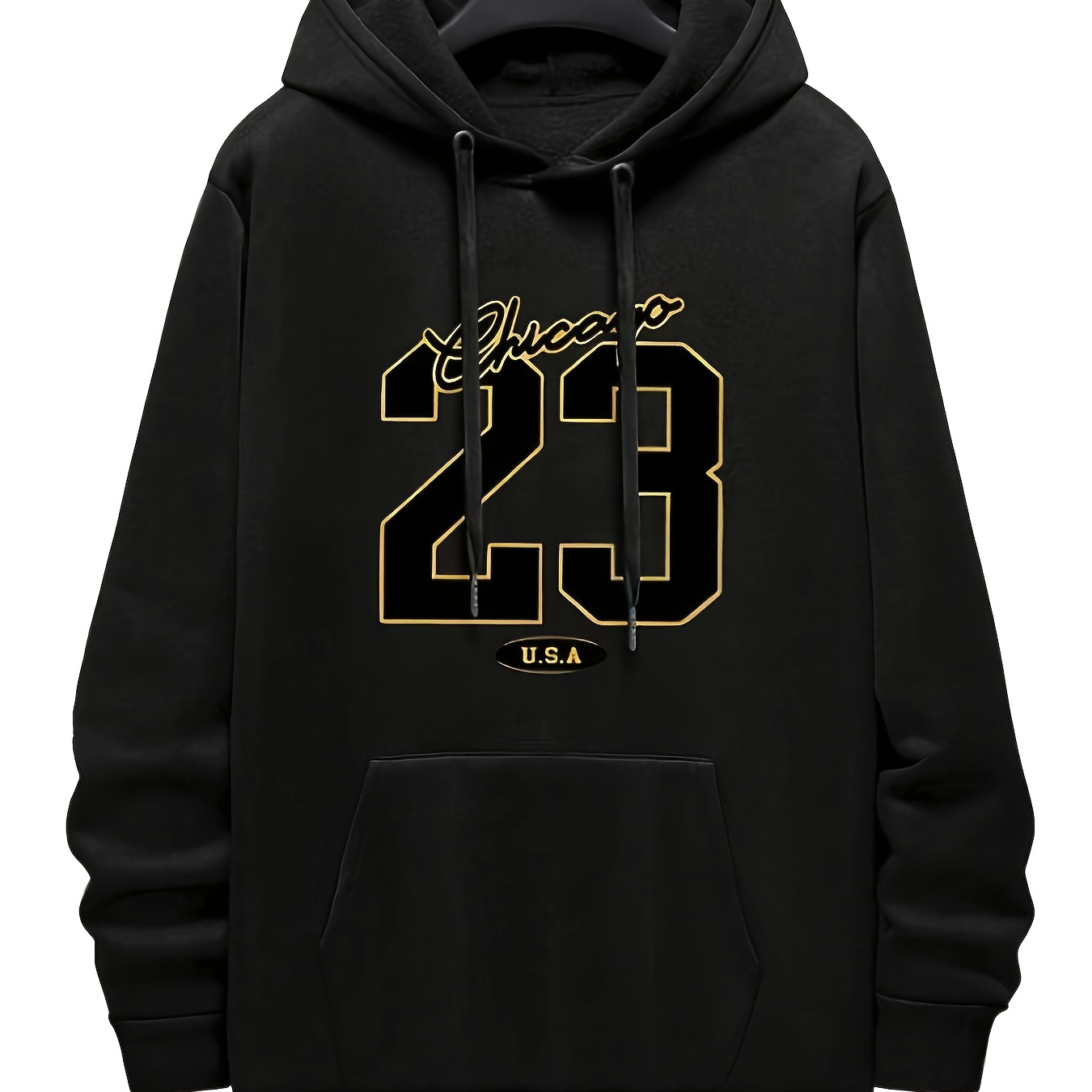 

No. 23 , Drawstring Sweatshirt , Long Sleeve , Suitable For