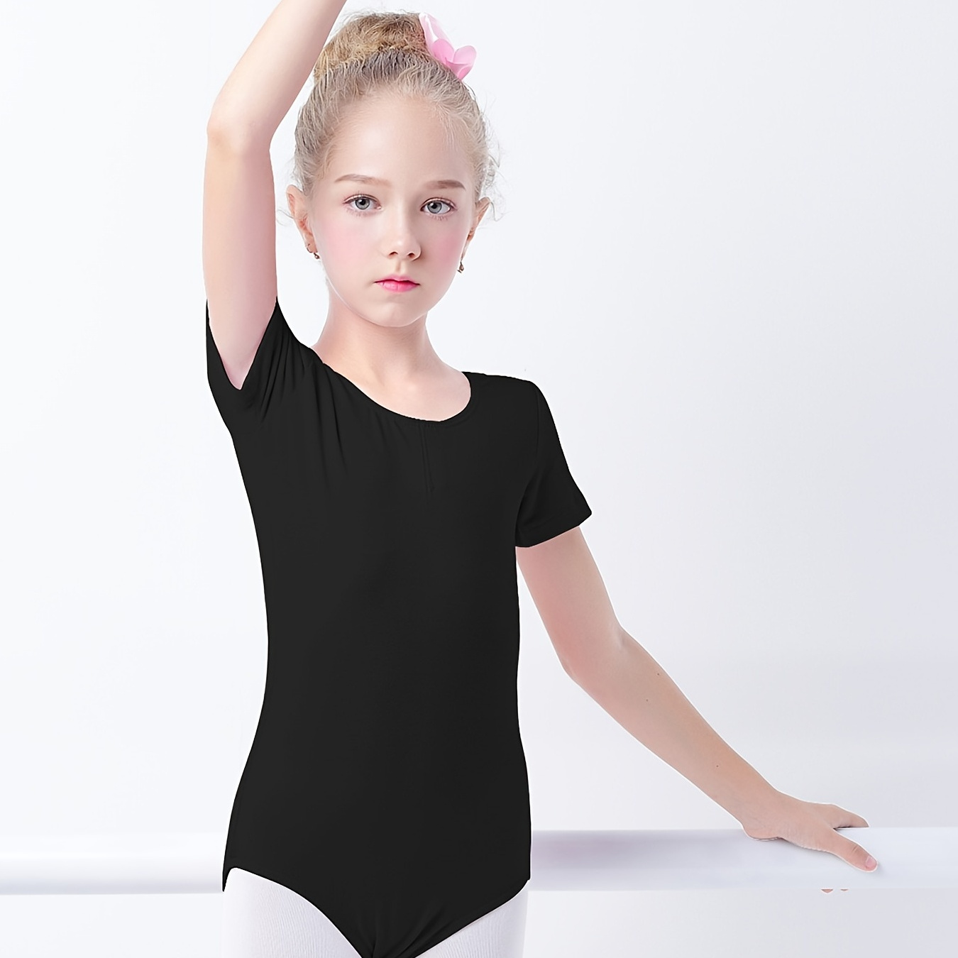 Girls Ballet Dance Leotards Kids Cotton Gymnastics Bodysuits With Assorted  Colors