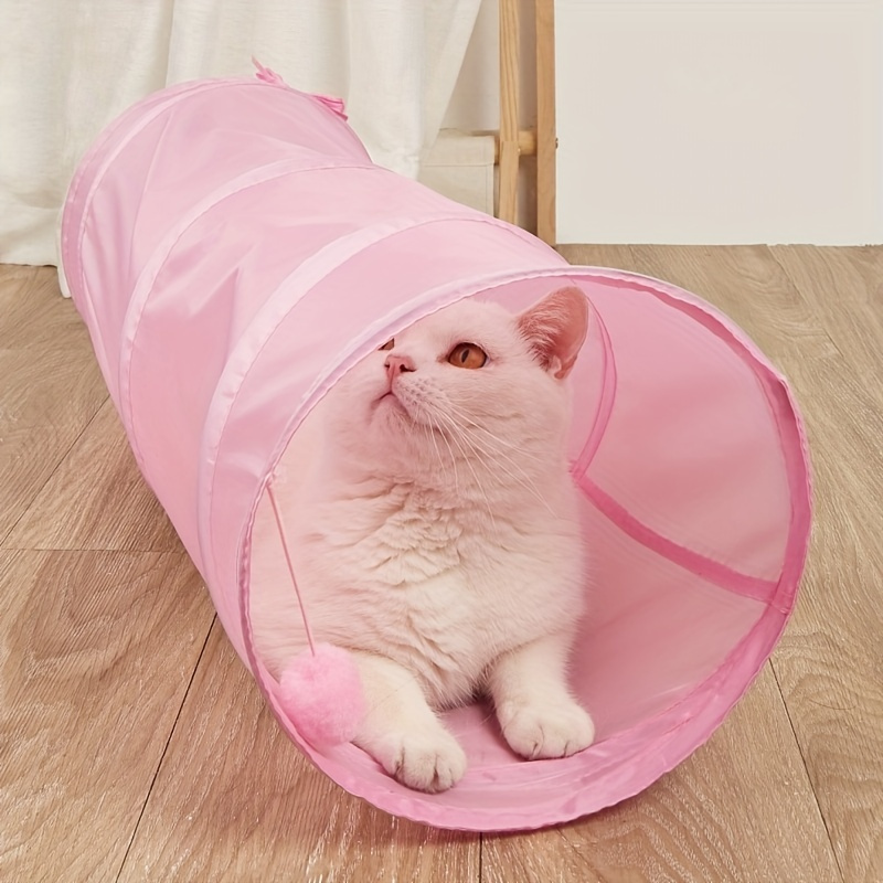 

Collapsible Cat Tunnel: Fun Puzzle And Exercise Toys For Hiding And Playtime!