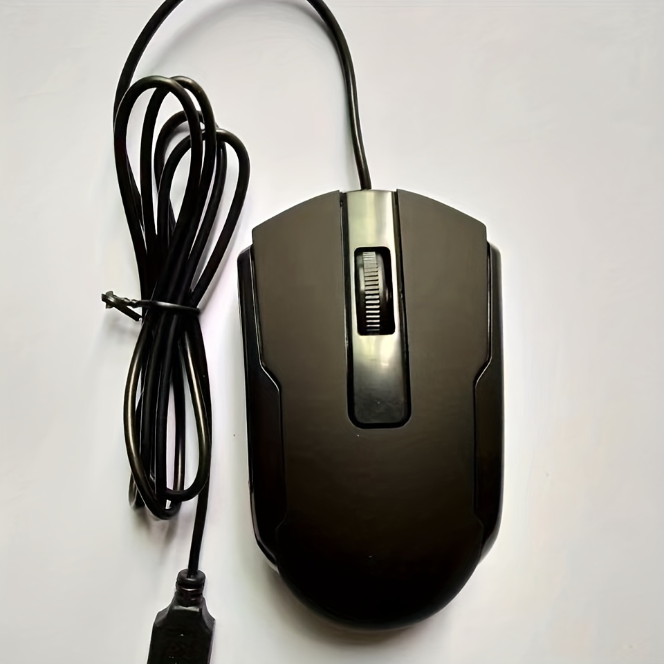 

Optical Usb Wired Mouse - Perfect For Home, Office, And Desktop Computers!
