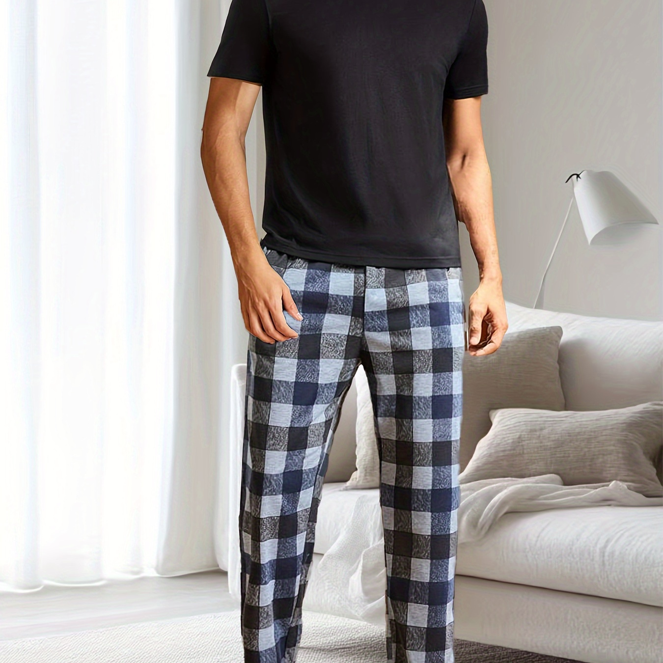 

Comfortable Set - Top & Long Pants, , Washable