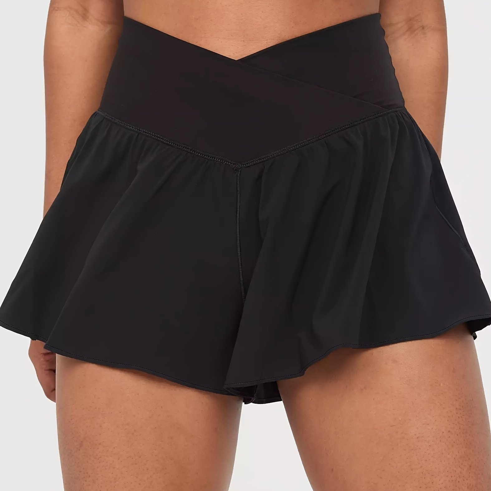 

Women's High Waist Yoga Shorts For Sports Fitness And Running - Comfortable And Breathable