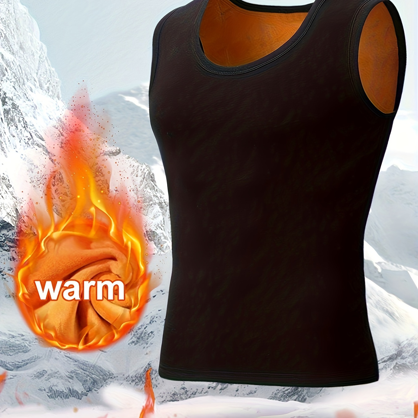 

Fleece-lined Tank Top - , , For Fall/