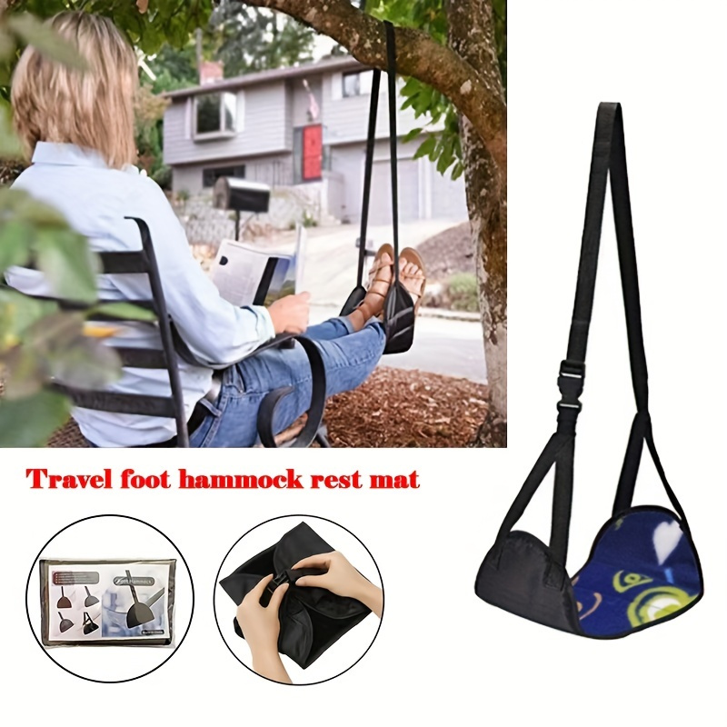 Portable Foot Rest Pad Hammock, Lazy Foldable Desk Foot Rest Pad, Swing Foot  Rest Pad Outdoor For Office Home Garden Camping, Travel Essential - Temu