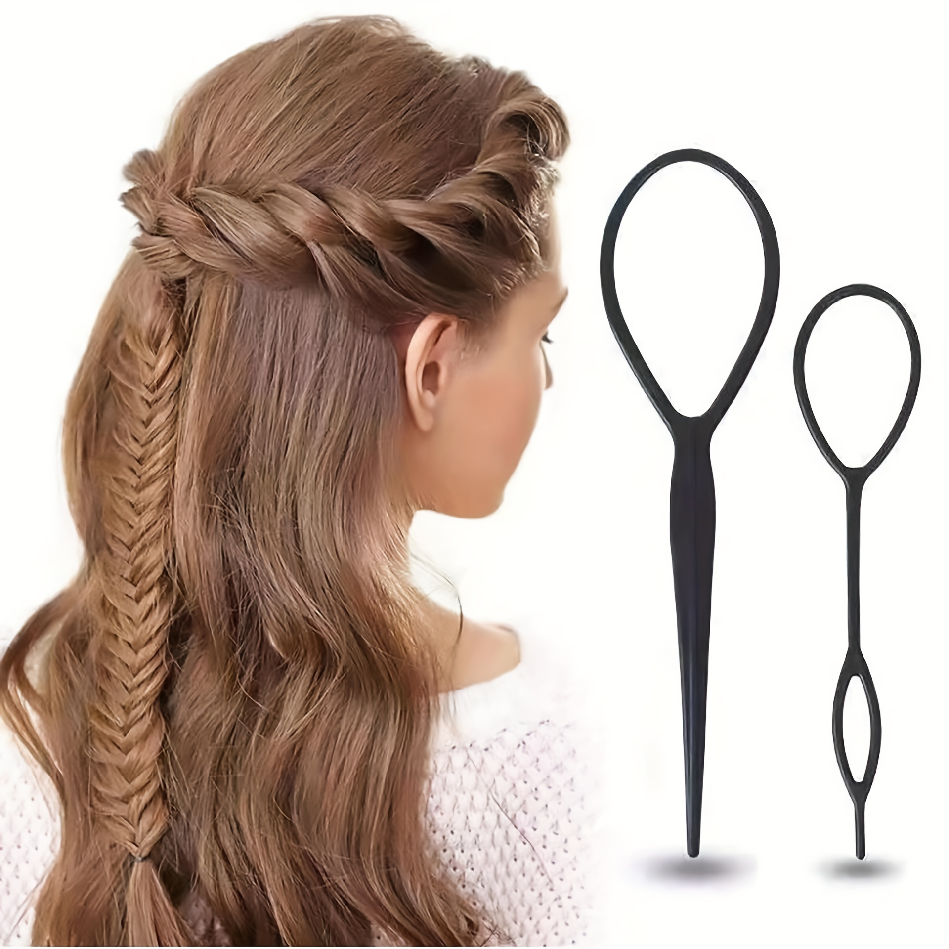 Hair Braiding Tools Hair Loop Styling Tools French Braiding - Temu