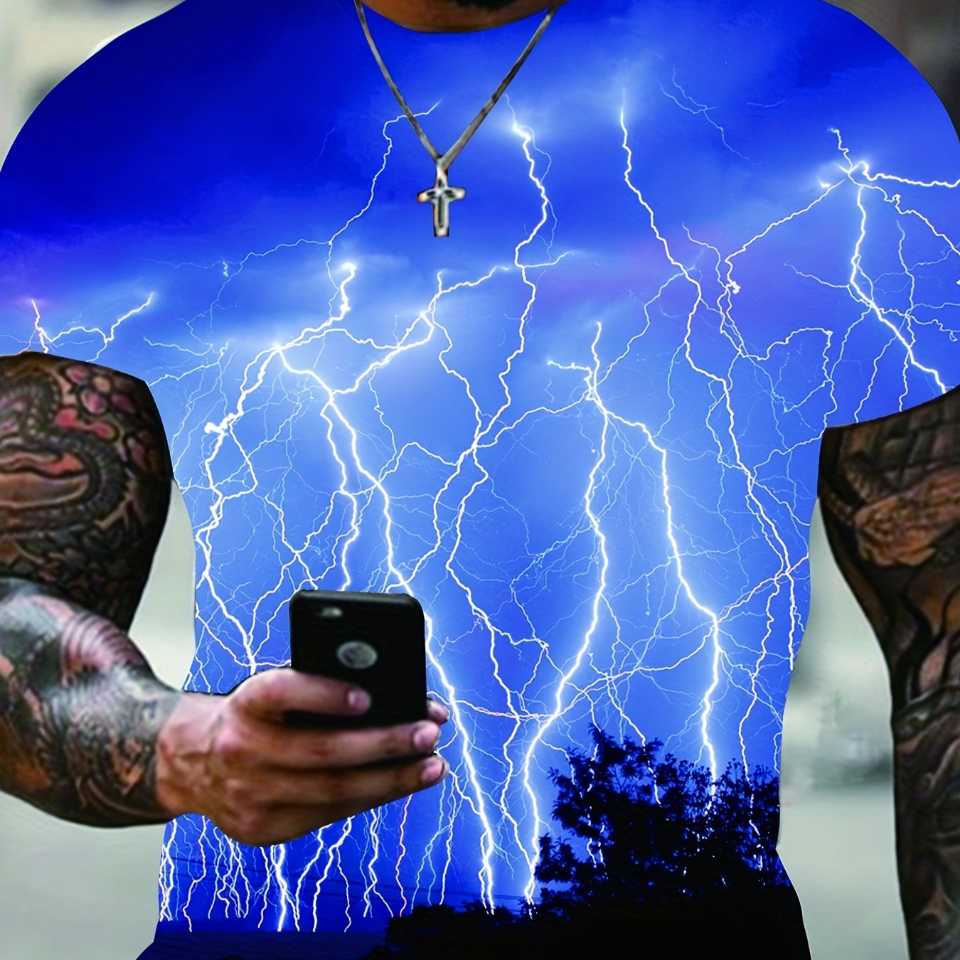 

Men's 3d Print T-shirt - Oversized, Casual & Cool Short Sleeve Tee With Round Neck, Machine Washable, 2022, Digital Printed, Free Shipping