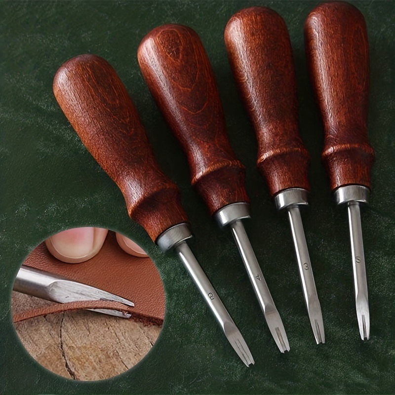 20pcs Leather Carving Leather Stamping Working Saddle Making Tools Set -  DIY Hammer Swivel Knife Leather Craft Modelling Pen & Dual Tipped Leather