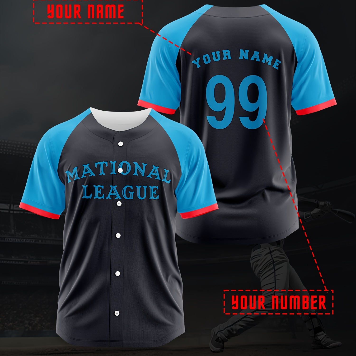 

Customizable Jersey - 100% Polyester, , , Slight , , - Suitable For /summer/fall - , Running, & - Regular Fit Adult