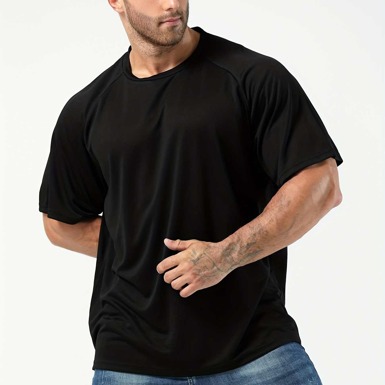 Plus Size Men's Basic Short Sleeve Hooded T shirt Summer - Temu