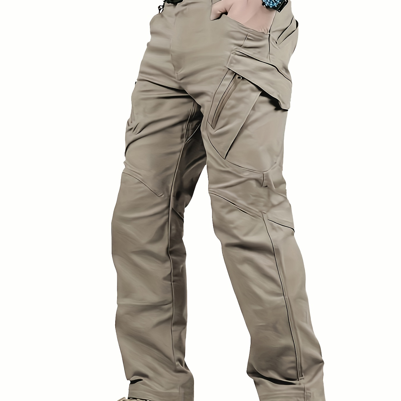 

Men's Outdoor Multi Functional Tactical Pants, Multi Pocket Outdoor Hiking Sweatpants, Cargo Pants
