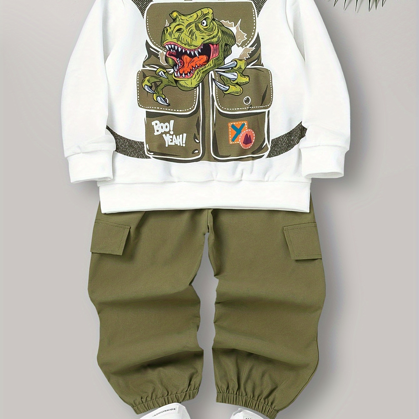 

Boy's 2- Co Ord Set, Schoolbag And Long Sleeve Sweatshirt And Pants, Fall Clothes For &