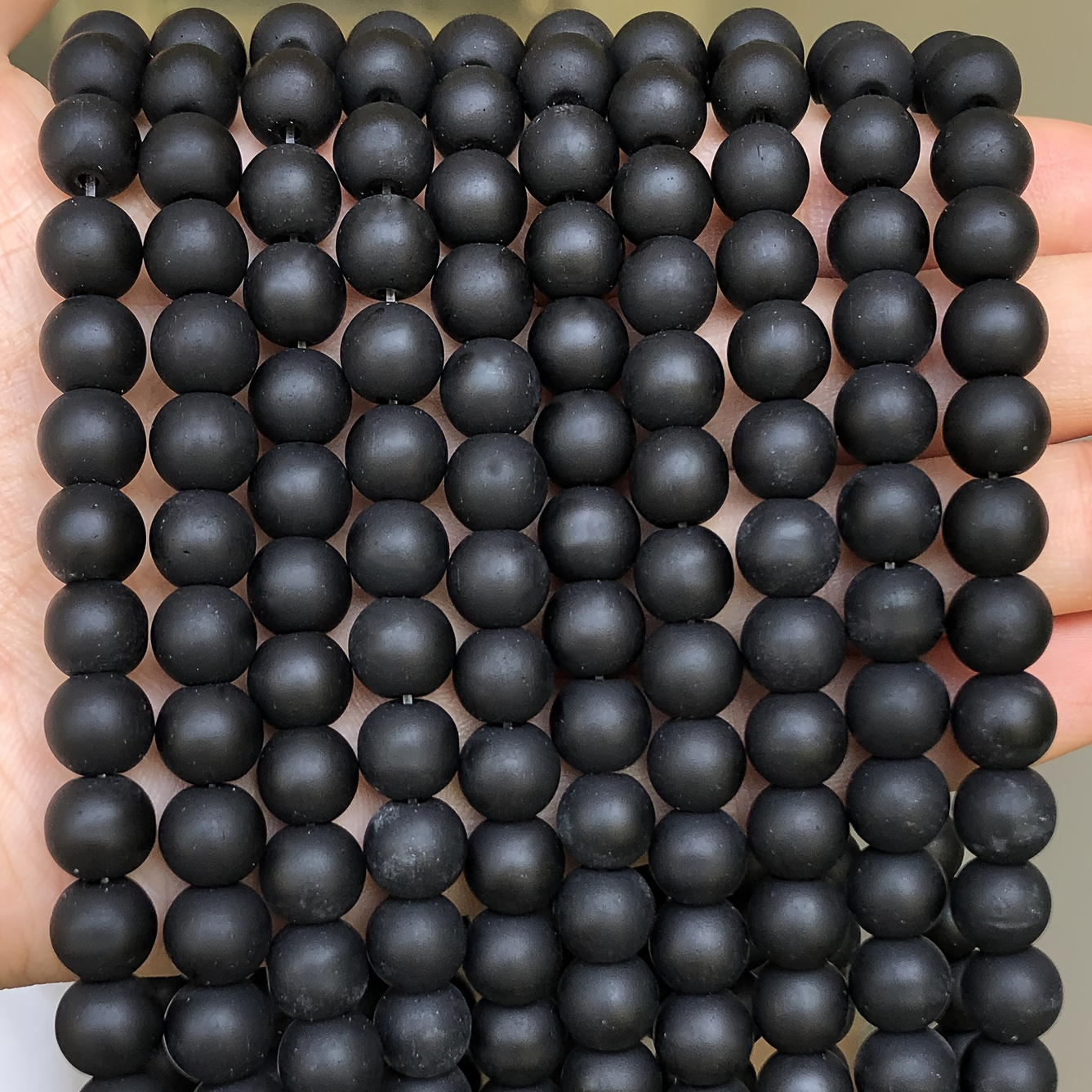

4-12mm Natural Stone Black Onyx Fashion Round Loose Spacer Beads For Jewelry Making Diy Special Bracelets Necklace Man Women Gift Craft Supplies