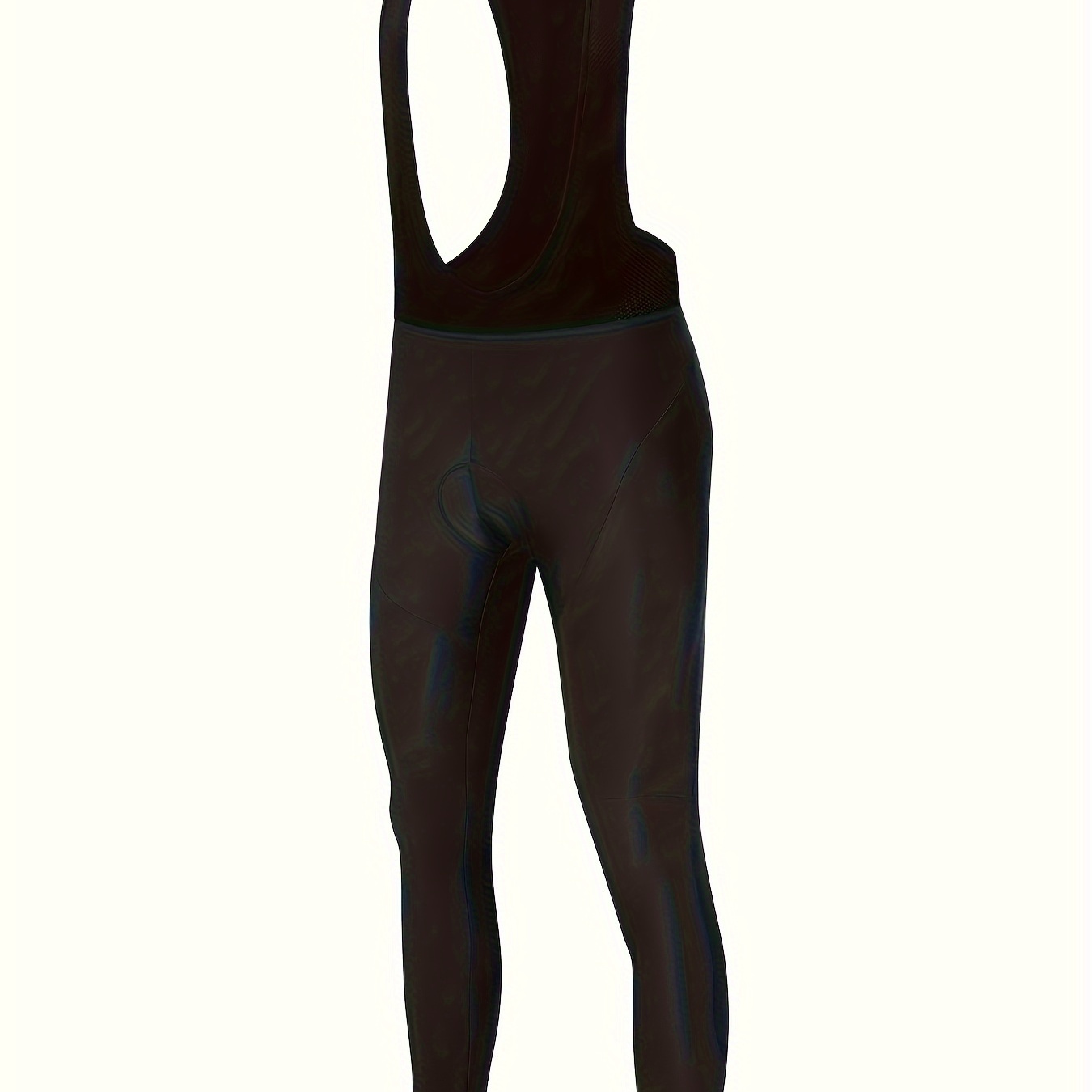 

Mubodo Black Cycling Leggings - High-stretch, Breathable Spandex & Polyester For Training & Outdoor Activities, Reflective Safety Detail, Full-length, Tight-fitting