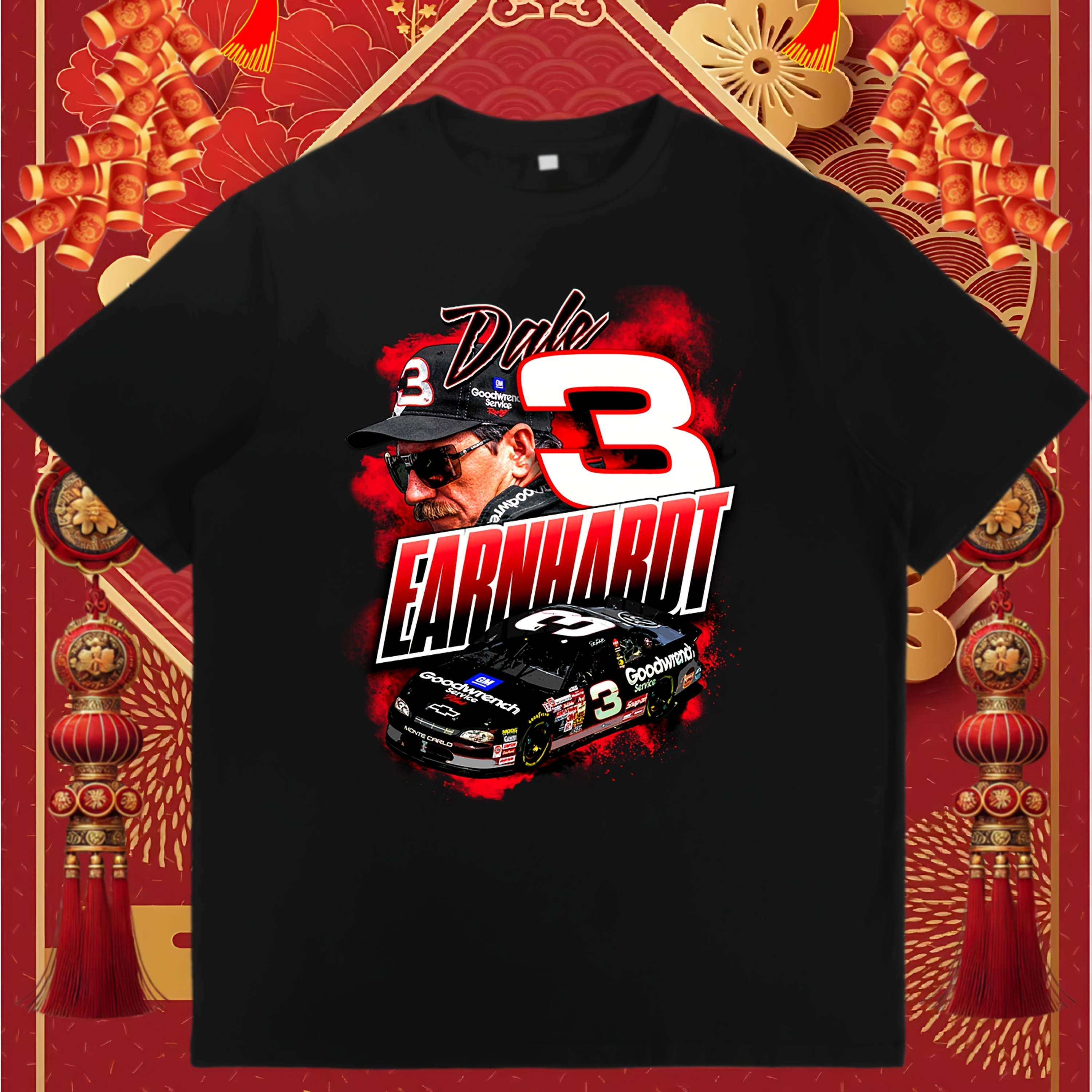 

#3 Racing-inspired Men's Cotton T-shirt - Breathable, Soft & Lightweight | Classic Short Sleeve Design For Casual Wear | & Machine Washable, 2024, Pure Cotton, Comfortable