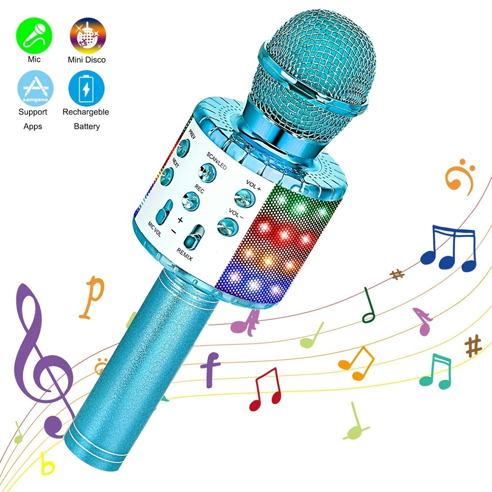 Wireless Karaoke Microphone Handheld Portable Speaker Home Ktv Player ...