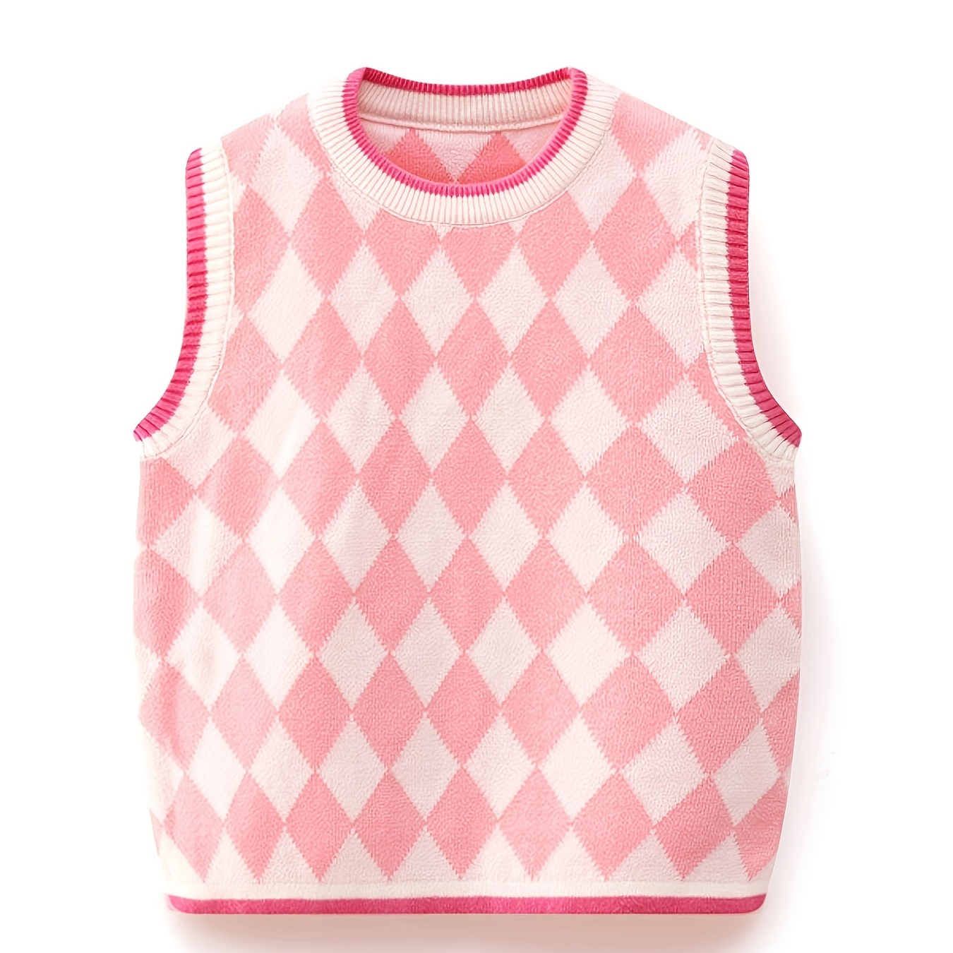 Pink Argyle Sweater Amazon Pink Plaid Sweater Sksloeg For Women