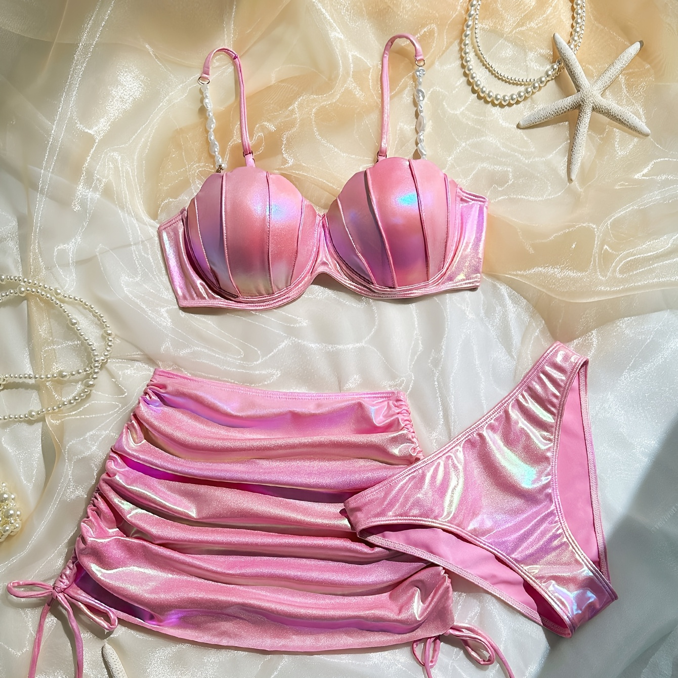 

2024 New European And American Gradient Bikini Women's Swimsuit Sexy -piece Set For - Trade