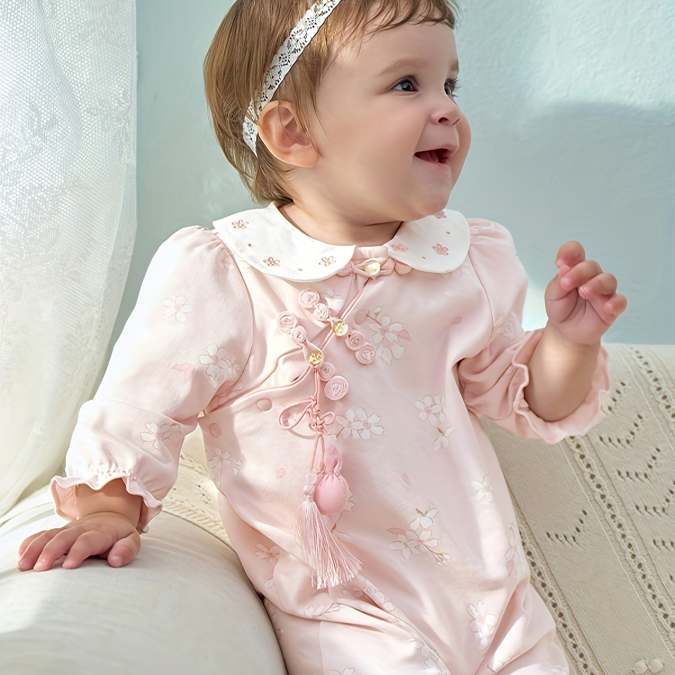 

& 's Cheongsam Bodysuit, Long Sleeve , Toddler & Infant 's For