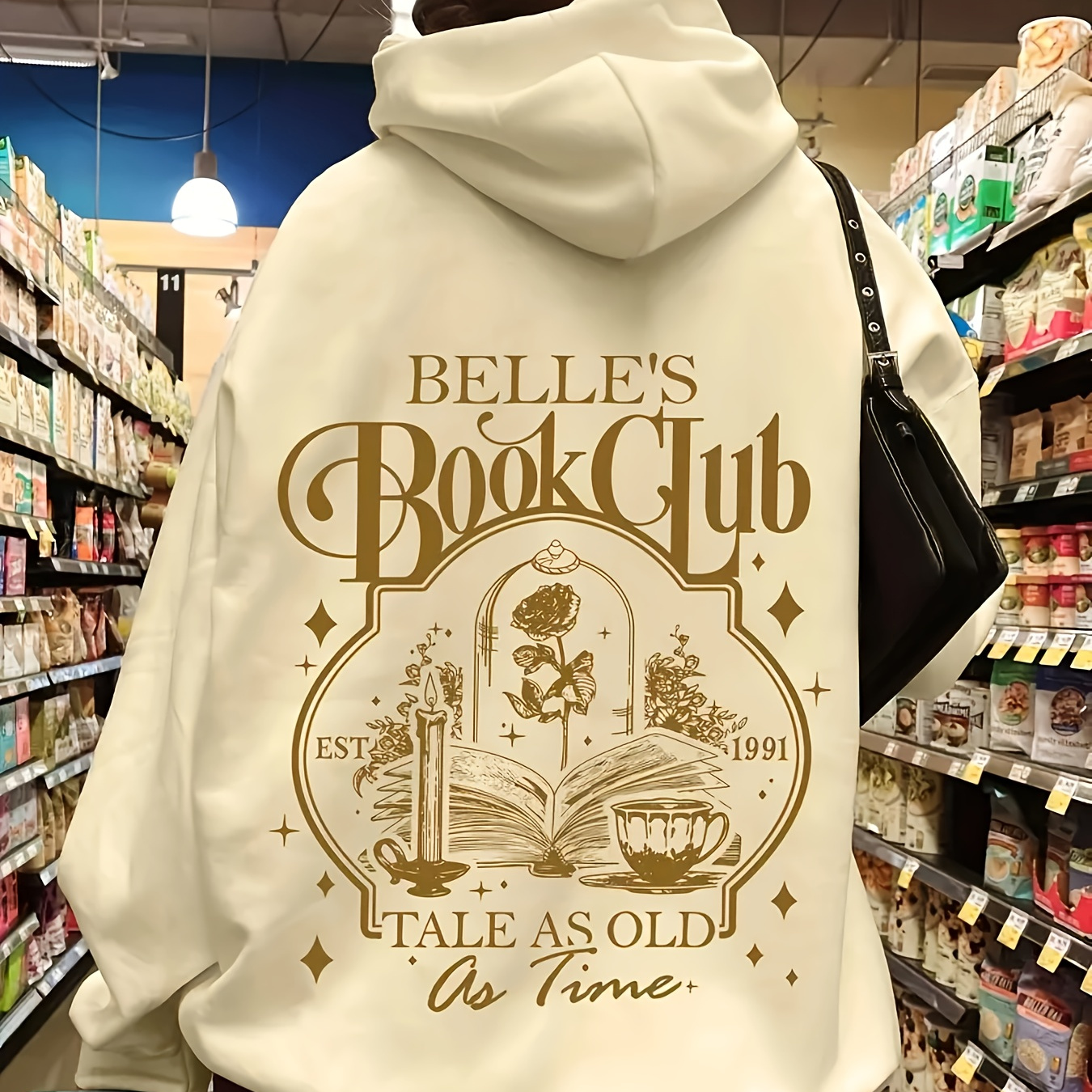 

1pc 's Club Graphic For Women - Polyester , , , Hooded , , Fall/