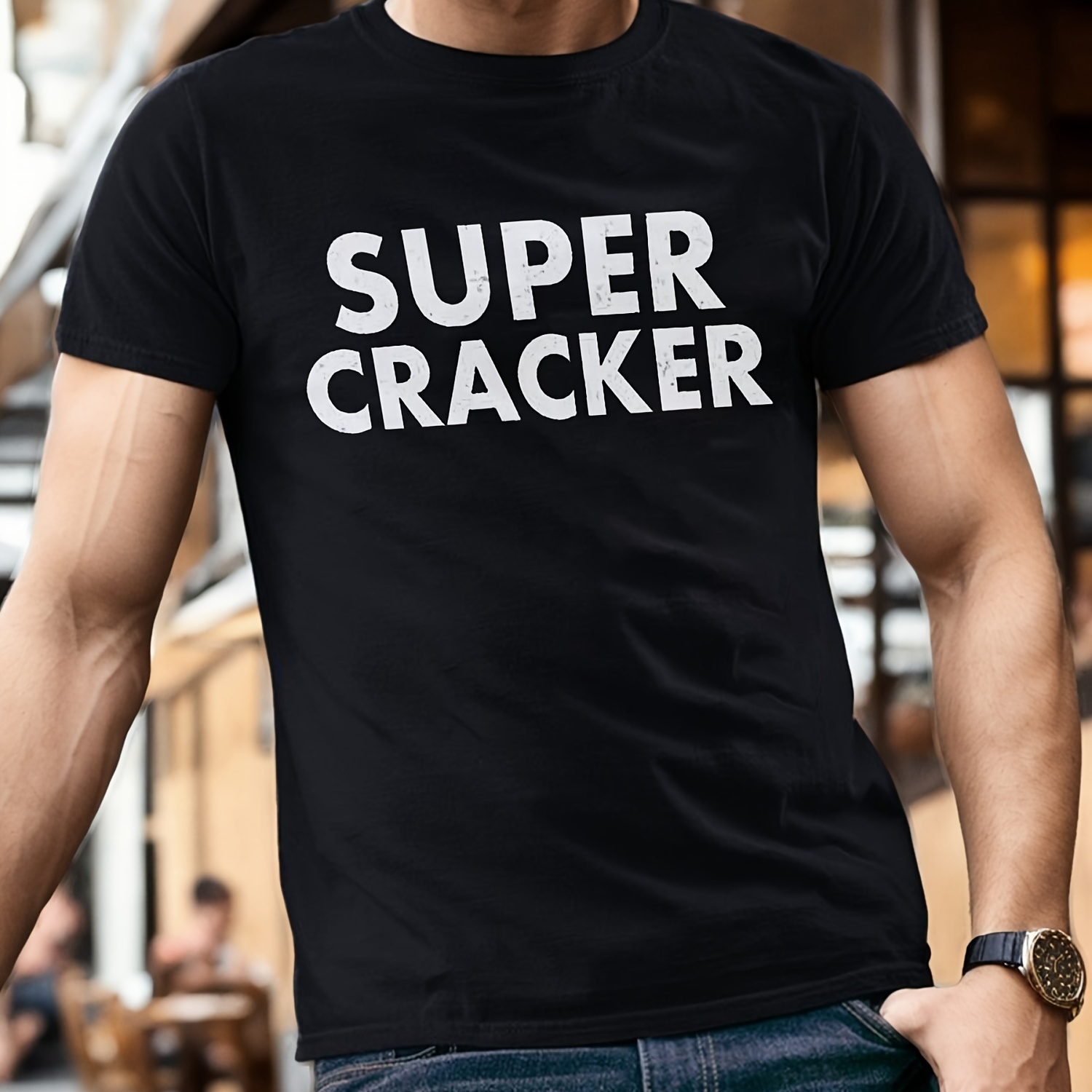 

Super Cracker Premium T-shirt Funny Men’s Short Sleeve Graphic T-shirt Collection