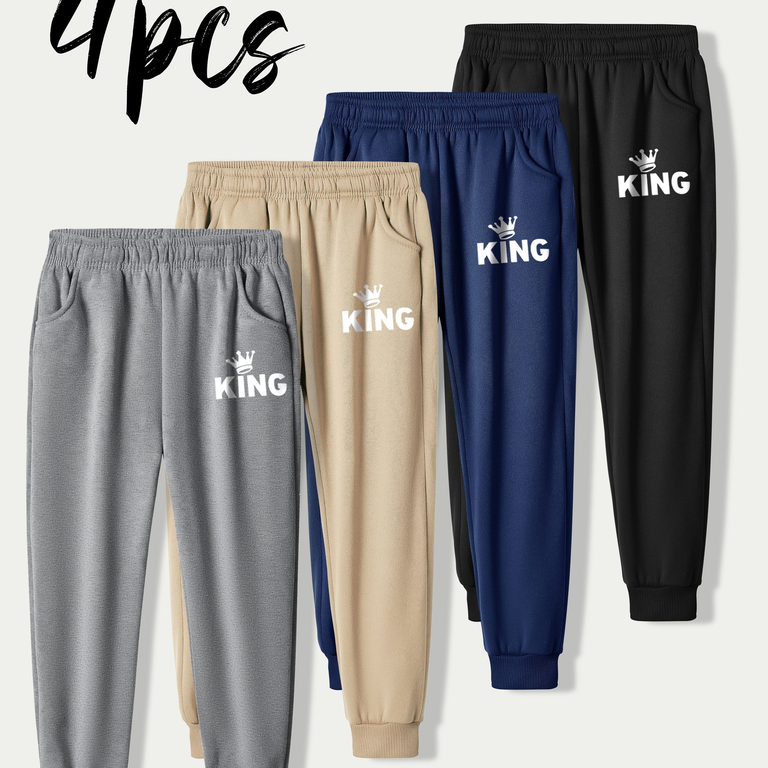 

4pcs Boys' - & Sweatpants Waistband, For Fall/ - Washable, For