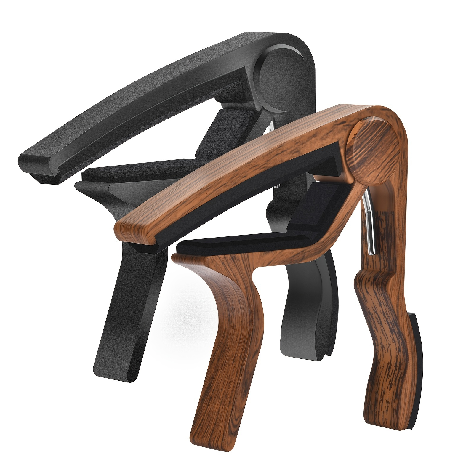 

Upgrade Your Guitar Performance With This 2-pack Of Premium Capos - Acoustic, Electric, Bass!