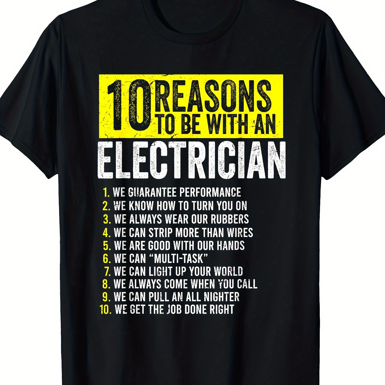 

10 To Be With An Electrician Shirt Funny Electrician T-shirt-100% Cotton - 220g