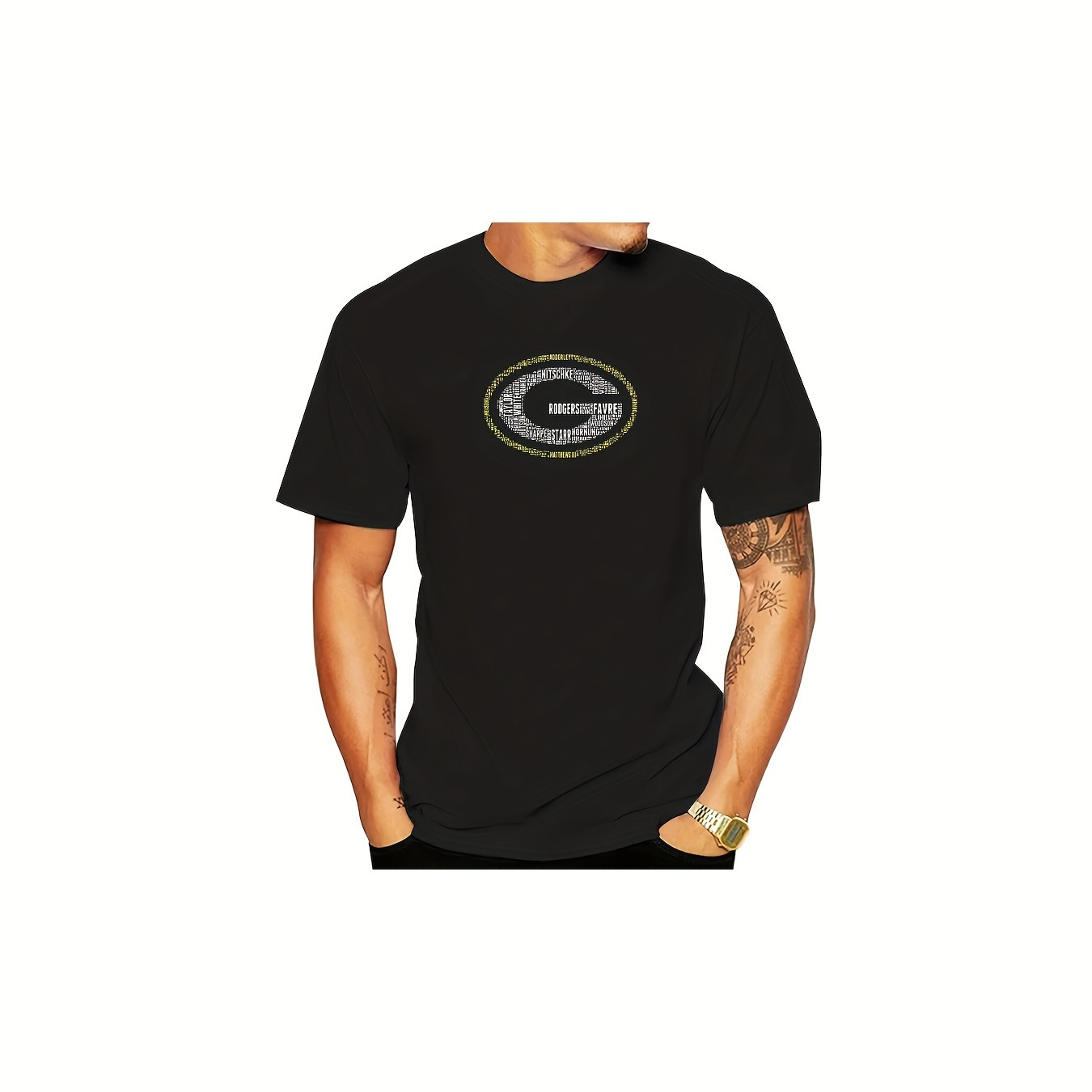 

T- - , , Regular Fit, , Non-transparent, Pattern |