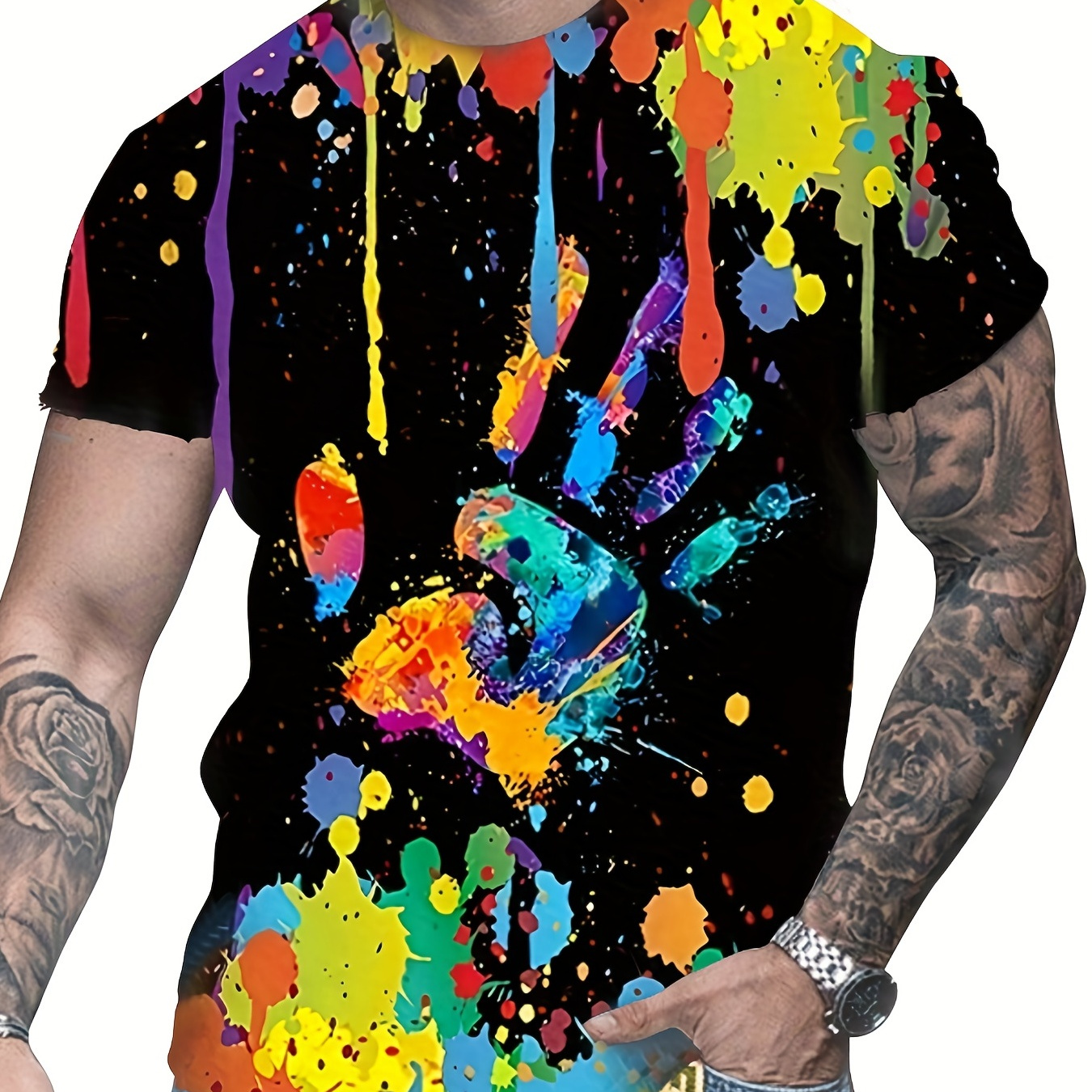 Clothing - Paint With Josh Splatter Paint Logo All-Over Print Men's At