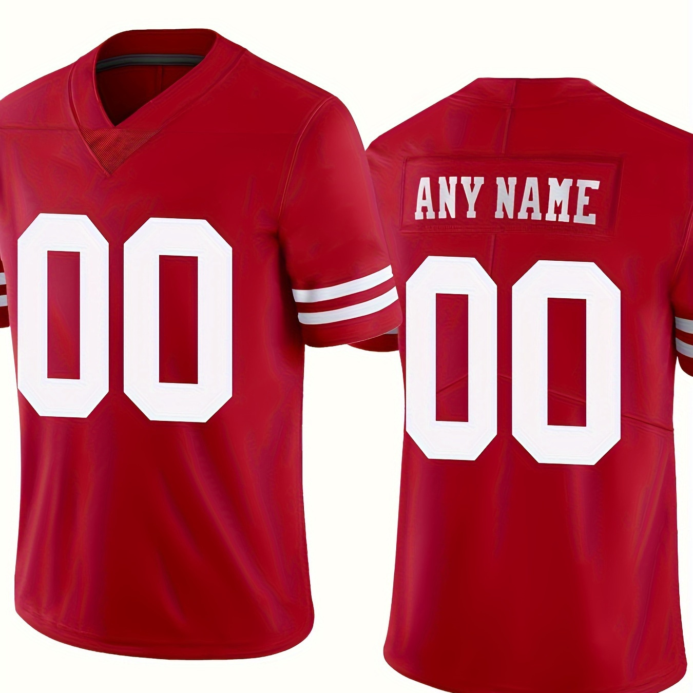 

Customizable Name And Number Men's Jersey - Embroidered Outdoor Daily Leisure Sports Customization S-xxxl Football Jersey