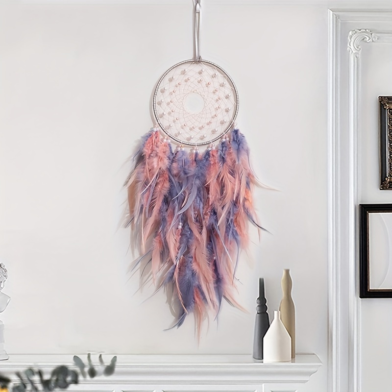 Handmade Halloween Pumpkin Style Dream Catcher black Feather - Temu